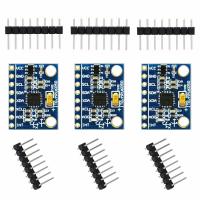 【Support-Cod】 แกน Accelerometer/gyroscope โมดูลเซนเซอร์เครื่องแปลงสัญญาณโฆษณาขนาด16bit นิ้ว Iic I2c ชุด Diy สำหรับ Arduino