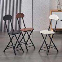 ⭐น่าซื้อ Folding dining chair restaurant wooden chair เก้าอี้เล็กพับได้ เก้าอี้ทานอาหาร 7 สีสำหรับเลือก ขนาดสินค้า 33*30*77 cm (ได้เฉพาะ: E10-1OR) สุดว้าว