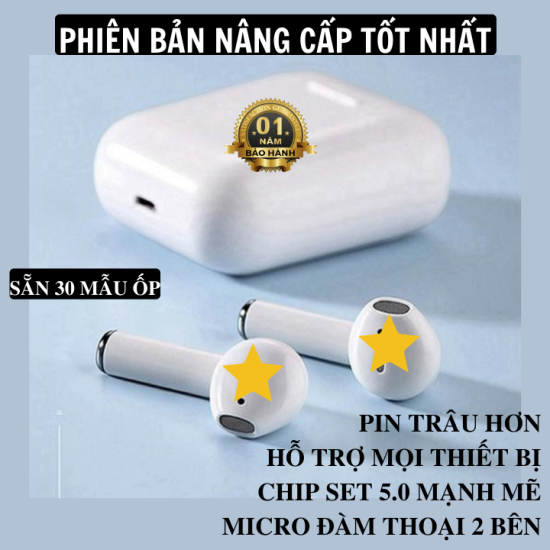 Siêu sale  tai nghe bluetooth, tai nghe bluetooth bản pro nâng cấp pin - ảnh sản phẩm 1