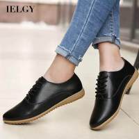 New style leather shoes light and comfortable casual flat bottom tendon soft womens