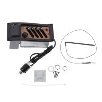 【CW】 Acoustic Folk Guitar Pickup EQ Equalizer Pre-Amp Pickup Tuner Kit EQ-7545R