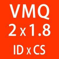 10ชิ้น/ล็อตแหวนซิลิโคนซิลิโคน /Vmq O ความหนาของ Ring1.8mm Id1.8/2/2.24/2.5/2.8/3.15/3.55/3.75/4มม. ปะเก็นซีลยางโอริง