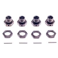 For Kyosho MP9 MP10 Steel Drive Shaft Couplers Tires Adapter Wheel Nut Hex Hubs IFW472GM Set Screws RC Car Upgrade Replacement Accessories Metal