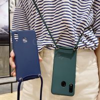 【Electronic Store】เคสเชือกเส้นเล็กสร้อยคอ Crossbody สำหรับ Xiaomi Redmi Note 7 6 Pro 4 4X 5 Plus 7A 6A 5A 4A เคสซิลิโคนอ่อนนุ่มสายรัด TPU ฝาครอบสายไฟ