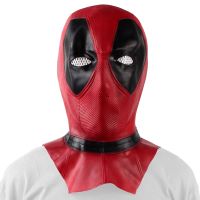 【LZ】✘  Máscara de látex Deadpool para adultos super-herói chapelaria filme Cosplay vestido extravagante acessório do traje Carnaval