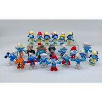 ใหม่ Kawaii TheSmurfs Action Figures Collection งานอดิเรกของขวัญของเล่นของแท้อะนิเมะตัวเลข