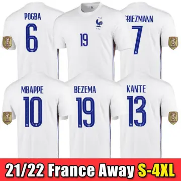 Benzema French Soccer Jersey 2022 2023 Mbappe Griezmann Pogba 22