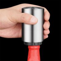 Automatic Corkscrew Press Corkscrew Stainless Steel Portable Kitchen Tools Bottle Opener Wholesale 2023 Creative Wine Opener