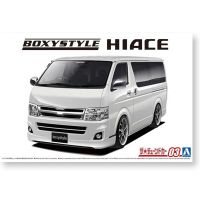 AOSHIMA โมเดล1/24ประกอบ HIACE สิงโตทะเล Boxystyle ของเล่นแบบชุดสะสม TRH200V 05895ที่ได้รับการฟื้นฟูสภาพสูง