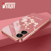 VRQR Tecno Spark 9T/KH6เคสโทรศัพท์ตรง6D Electroplated Soft Shell + Spotted Chrysanthemum Fleurs Champ De Soft หรูหราคุณภาพสูงป้องกันใหม่ออกแบบใหม่