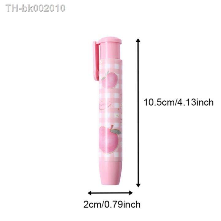 6pcs-cute-cartoon-peach-rabbit-push-eraser-for-students-drawing-and-painting-available-stationery