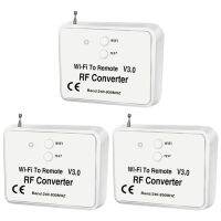 3X Universal Wireless Wifi to RF Converter Phone Instead Remote Control 240-930Mhz for Smart Home