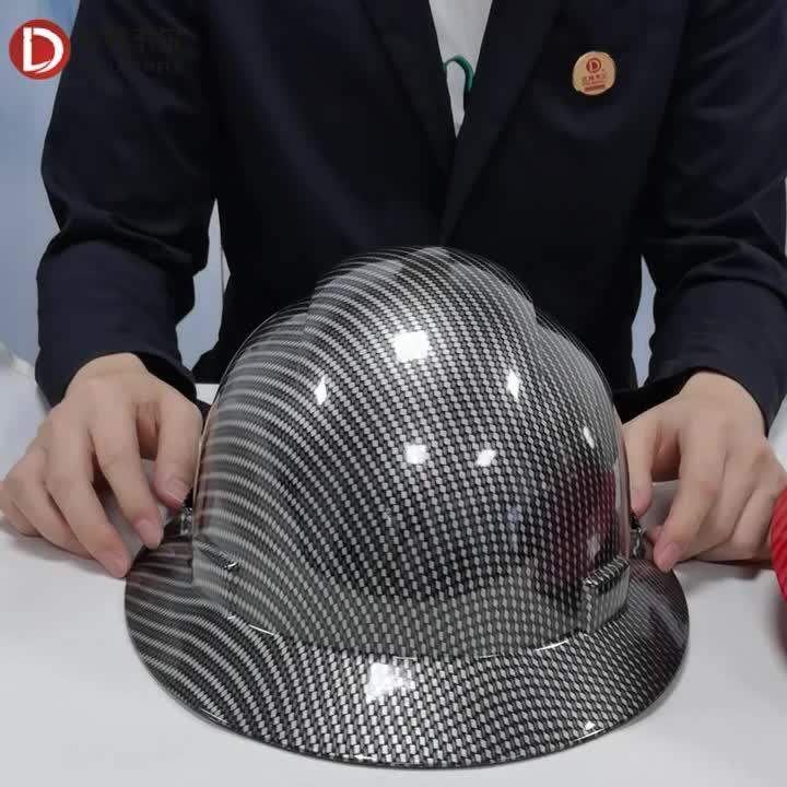 Penuh Brim Hard Hat pembinaan kerja lelaki ANSI diluluskan Helmet