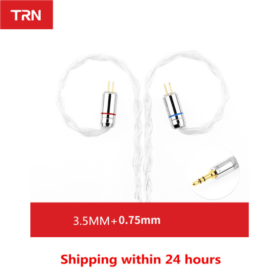 Trn tai nghe cáp t3 bạc cáp 8 lõi dây tai nghe hifi cáp bện cho v90 v80 - ảnh sản phẩm 2