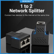 BOKEWU Bộ Chia Mạng LAN Ethernet RJ45 1 Đến 2 Cách Bộ Ghép Nối Hai Cổng Bộ