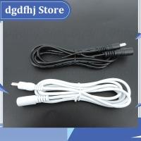 Dgdfhj Shop 10x 1/1.5/5m white black DC Power supply Male to female connector Cable Extension Cord Adapter Plug 20 22awg 5.5x2.1mm for strip