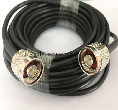 RG58 Coaxial Cable N male to N male connector RF Adapter 50-3 Wires Cable 50cm 1/2/3/5m 10m 15M 20M 30M
