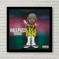 ScienZe - Hall ผ่านอัลบั้มเพลงคลุมโปสเตอร์ผ้าใบพิมพ์ลายภาพวาดตกแต่งบ้าน (ไร้กรอบ)