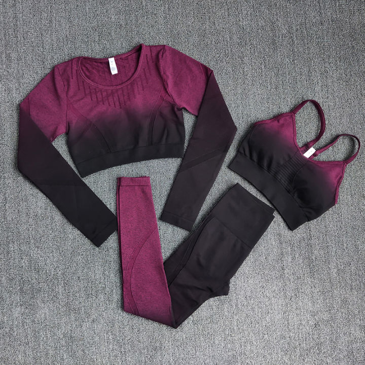 ombre-women-yoga-set-workout-long-sleeve-crop-top-sports-bra-seamless-leggings-gym-clothing-fitness-sportswear-sports-suits