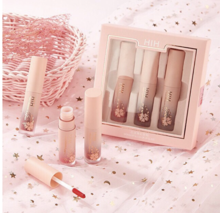 hih-peach-blossom-lip-glage-เซตลิป-โทนแดงก่ำ-เซต3แท่ง-ของแท้-พร้อมส่ง