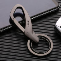 Jobon Zhongbang KEYCHAIN NEW simple creative car key waist double ring metal keychain pendant men A T9GI