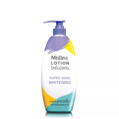 MISTINE SUPER NANO WHITENING LOTION 400 ML.มิสทิน ซุปเปอร์ นาโน ไวท์เทนนิ่ง โลชั่น 400 มล. 38190