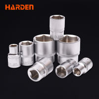 ลูกบล็อก 6 เหลี่ยม 1/2" HARDEN 535508/535532 ผลิตจากเหล้กแข็งพิเศษ CRV และชุบโครเมียม มีให้เลือกหลายขนาด