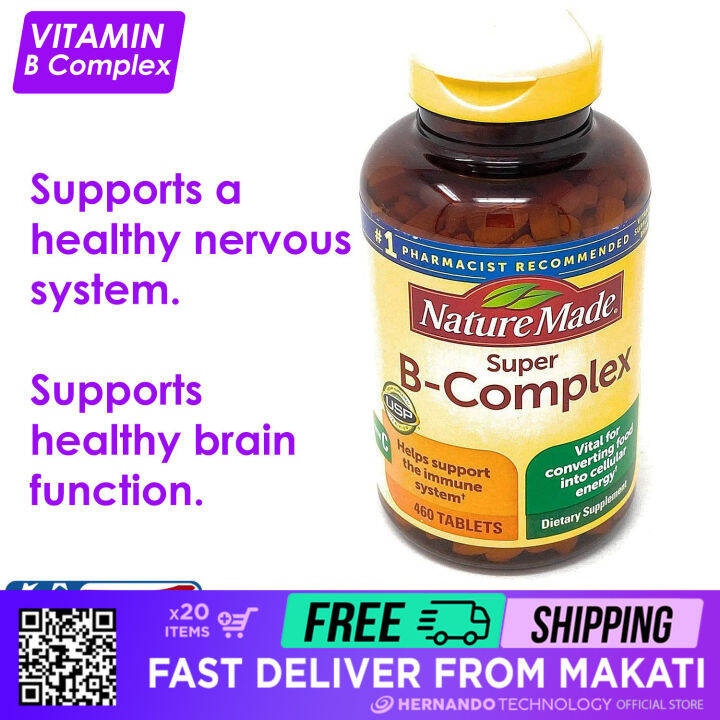 Nature Made Super B Complex 460 Tablets Lazada PH