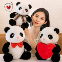 Hold Panda Plush Toys Heart Dolls Pillow Cushion Ornament Girl Plushie Gift Kids