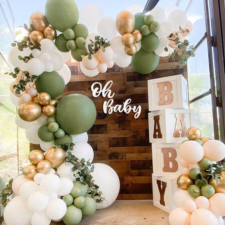 macaron-green-balloon-garland-arch-kit-jungle-safari-theme-birthday-party-decorations-kids-wedding-balloon-baby-shower-boy-decor-balloons