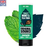 ORIGINAL SOURCE SHOWER Tingly Mint&amp;Tea Tree 250ml เจลอาบน้ำสูตรพรีเมี่ยมสินค้านำเข้าลิขสิทธิ์ของแท้จากออสเตรเลียพร้อมส่ง