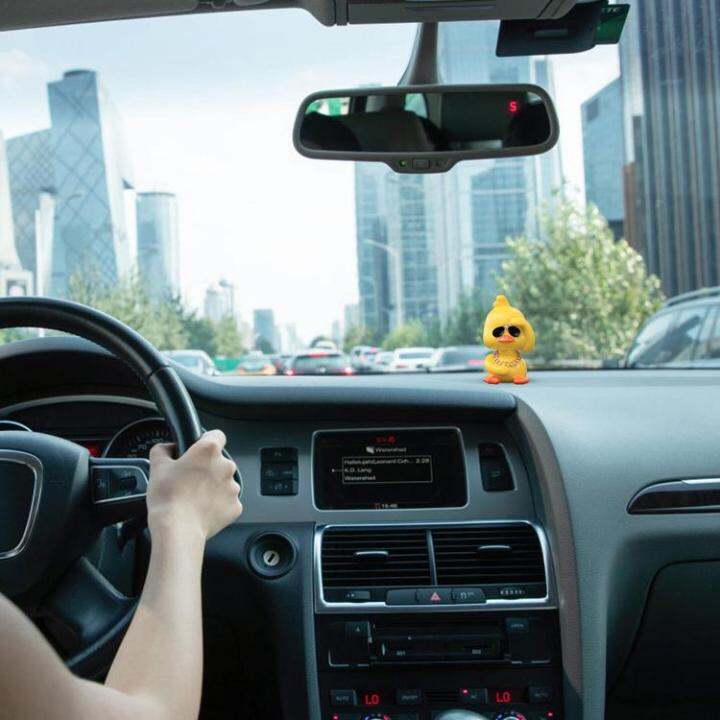 yellow-duck-car-ornaments-shaking-head-yellow-duck-car-accessories-funny-shaking-head-doll-with-sunglasses-and-necklace-for-motorcycle-bicycle-automobile-supple