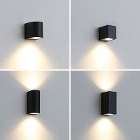 Led Wall Lamp Outdoor Waterproof Up Down GU10 AC85-265V PVC Lighting Garden Decoration Wall Lights For Bedroom Living Room