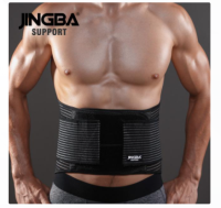 Waist support jingba เข็มขัดพยุงหลังดัดหลังแก้ปวดเสริมสปิง 8 เส้น