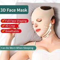 3D Reusable Facial Neck Slimming Bandage Breathable Face V Shaper Anti Wrinkle V Shaper Full Face Lift Sleeping Mask