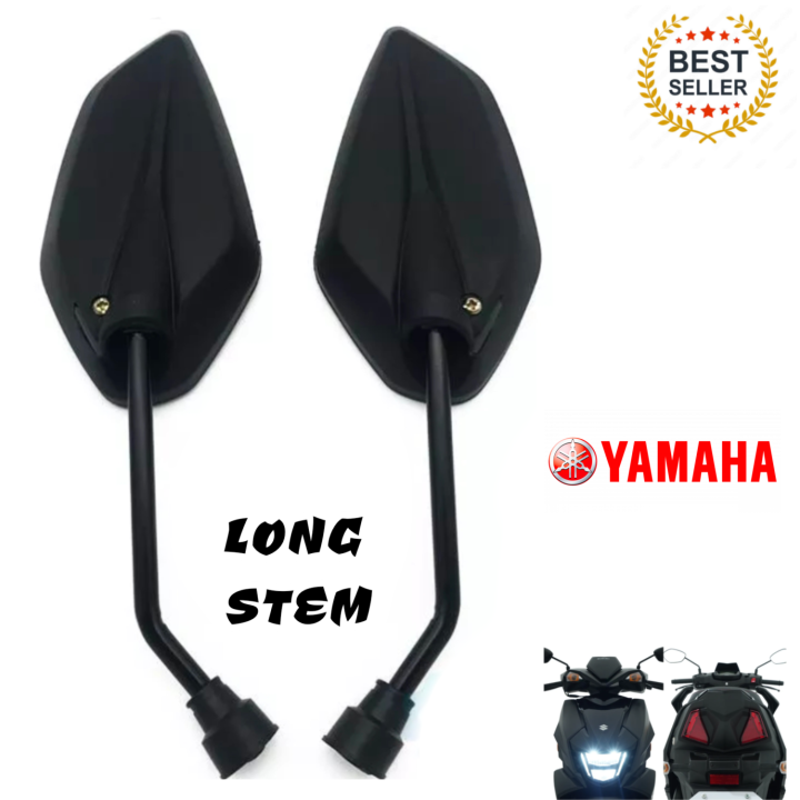 YAMAHA MIO SOUL I 125 MOTORCYCLE SIDE MIRROR BLACK LONG STEM