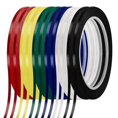12 Rolls 1/8Inch Whiteboard Tape, Pinstripe Tape Dry Erase Board Tape Adhesive Graphic Grid Marking Tape,216 Ft Per Roll