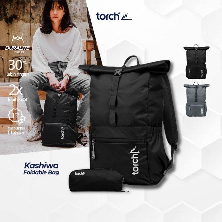 Torch Kashiwa bag folding foldable bag 19 + 2 liter Lazada PH