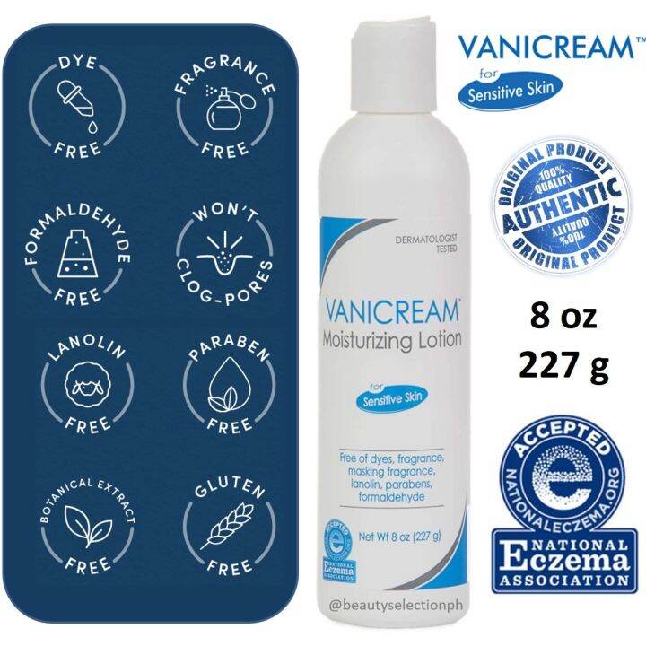 Vanicream Moisturizing Lotion 8 oz Lazada PH