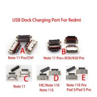 50PCS 100PCS USB ชาร์จพอร์ตสําหรับ Xiaomi Civi Redmi K50 10C Note 11E Pro / 11S / 11E / 11Pro / Note11S / Note11 Pro + / Pad 5