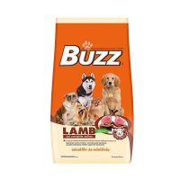 Buzz Dry Dog Food บัซซ์ อาหารสุนัข โต รสแกะ แบบเม็ด ขนาด 15 kg ถุงสีส้ม