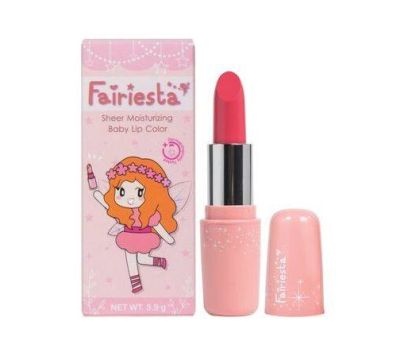 Fairiesta ลิปสติกสำหรับเด็ก เบอร์ 01 : สีชมพูอ่อน Sheer Moisturizing Baby Lip Color 01 : Pink Jelly (3.9 g)