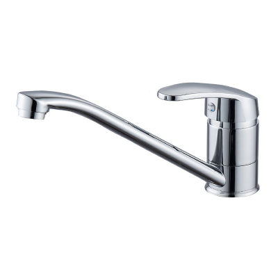 All Copper Household Long Mouth Old Kitchen Hot And Cold Water Tank Sink Single-Handle Sink Faucet Mixing Valve