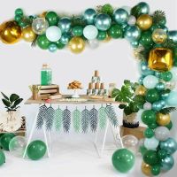167Pcs Jungle Green Balloon Arch Garland Kit Baby Birthday Party Decor