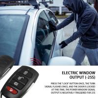 Universal รถรีโมทคอนลอุปกรณ์เสริมระบบเข้ารถยนต์ Keyless Kit ล็อคประตูรถยนต์ Keyless Entry Alarm System