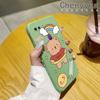 เคส Chenyyka สำหรับ OPPO F9 Pro Realme A7x 2 Pro เคส U1 Realme ลายการ์ตูนนาซ่าเมาส์นิ่มบางเคสมือถือลายขอบสี่เหลี่ยมด้านข้างเคสซิลิโคนเคสนิ่มเคสป้องกันการกระแทก