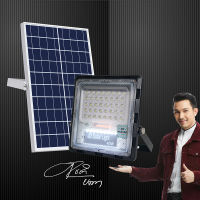 โคมไฟสปอร์ตไลต์พลังงานแสงอาทิตย์ รุ่น 40W LED ค่าส่งไม่แพง เก็บเงินปลายทาง (Solar Flood Light สดใสทั้งคืน)