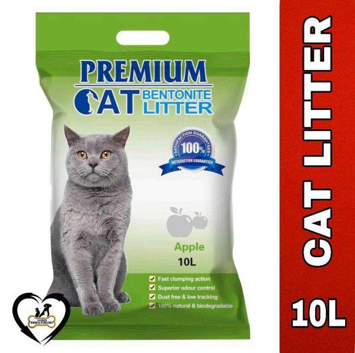 Premium Cat Litter 10L or 8kg (APPLE SCENT) Lazada PH