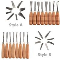 Two Style 8PCS Wood Carving Tools Peeling Woodcarving Chisel Woodpecker Cutter Hand Tool Set Woodpecker DIY Hand Tool