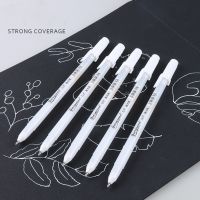 1 Pcs High Gloss Pen Marker Hook Line Pen Signature Hand-painted Mark Cartoon Sketch Pen White Paint Painting Tools Set